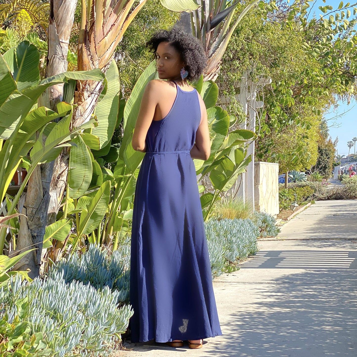 CALLIE MAXI DRESS - NAVY