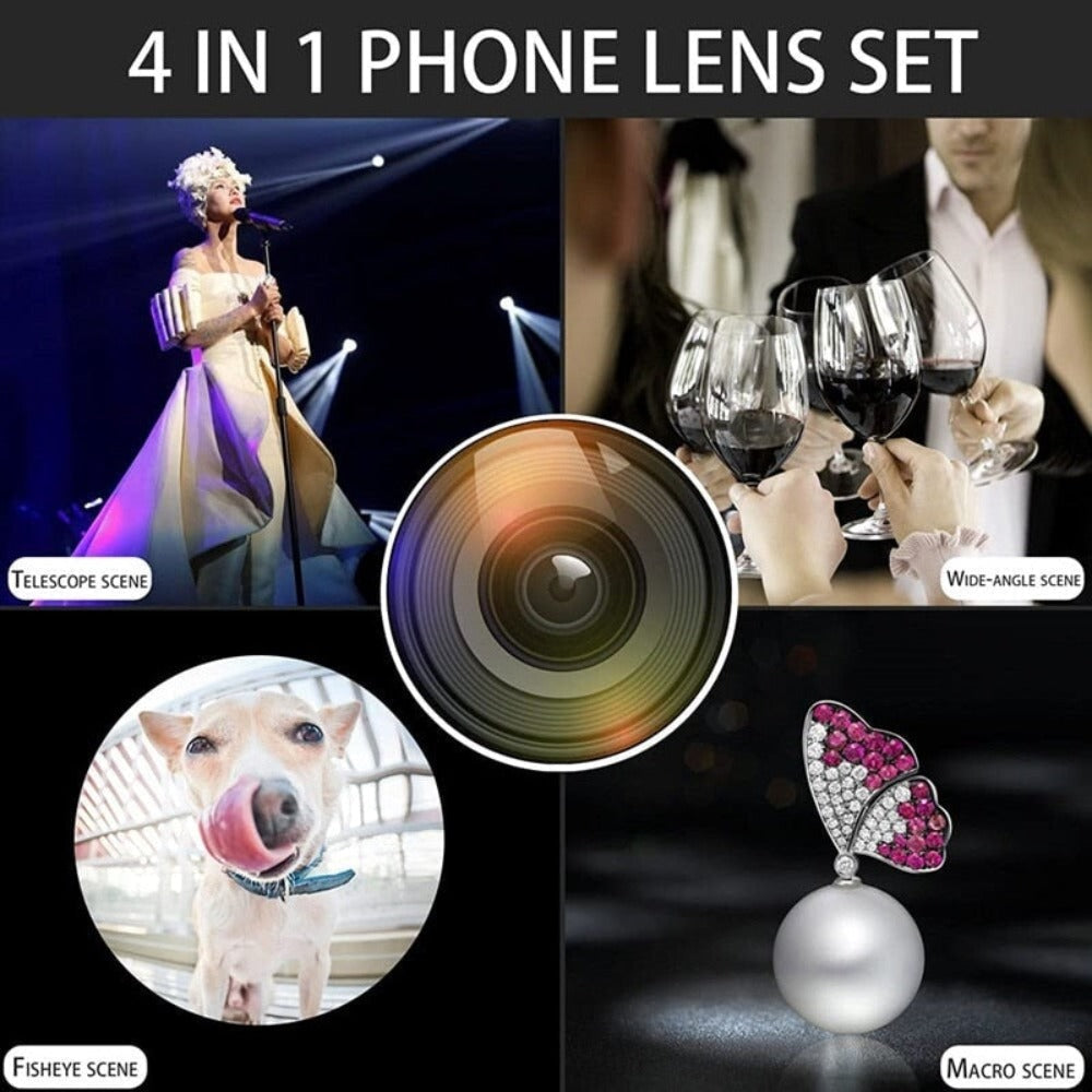 Dragon 36X Mobile Phone Lens Kit With Tripod