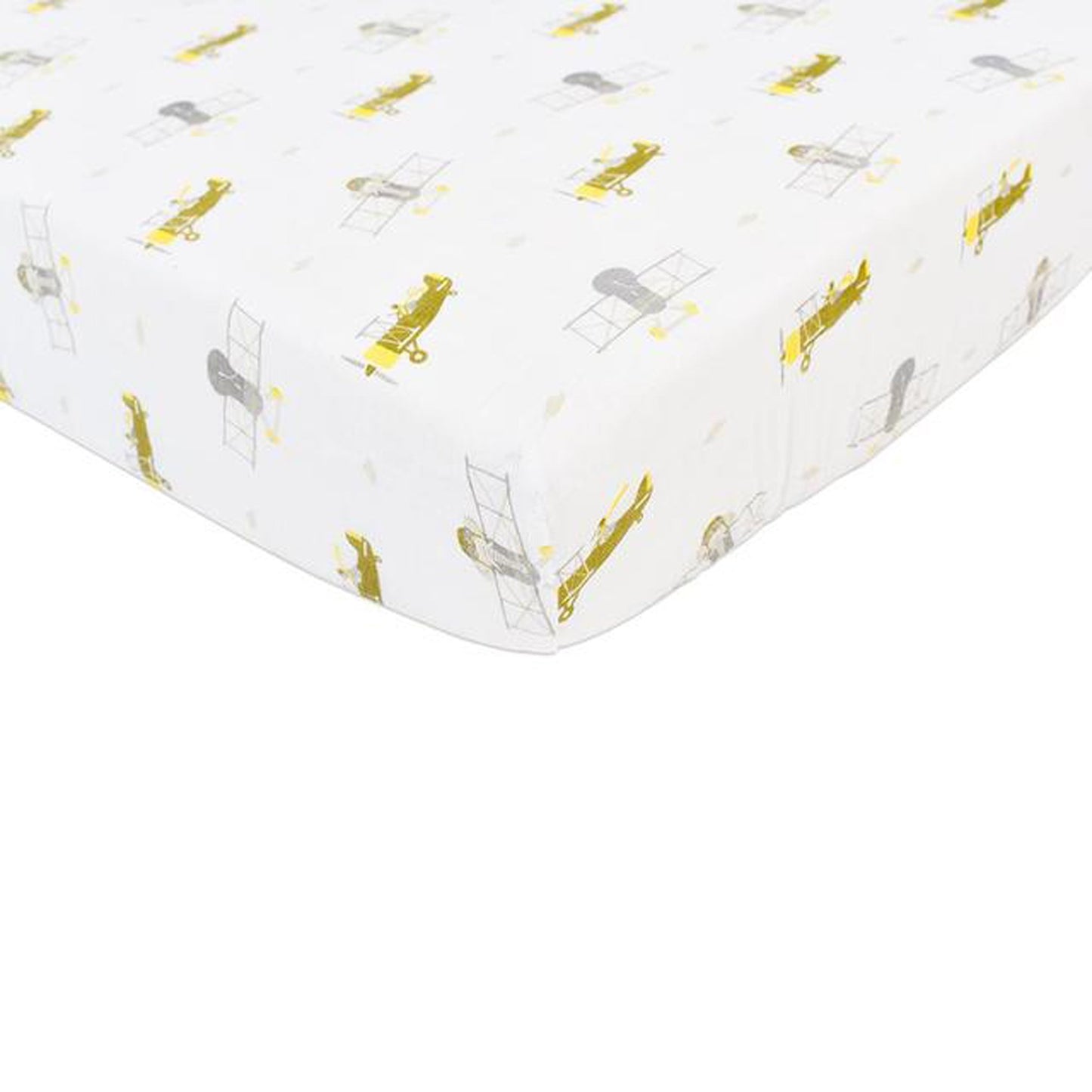 Airplane Animals Crib Sheet